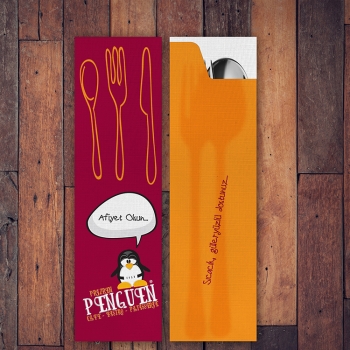 Prizren Penguen Cafe Bistro Logo, Kurumsal Kimlik ve Cafe İçi Tasarımlar